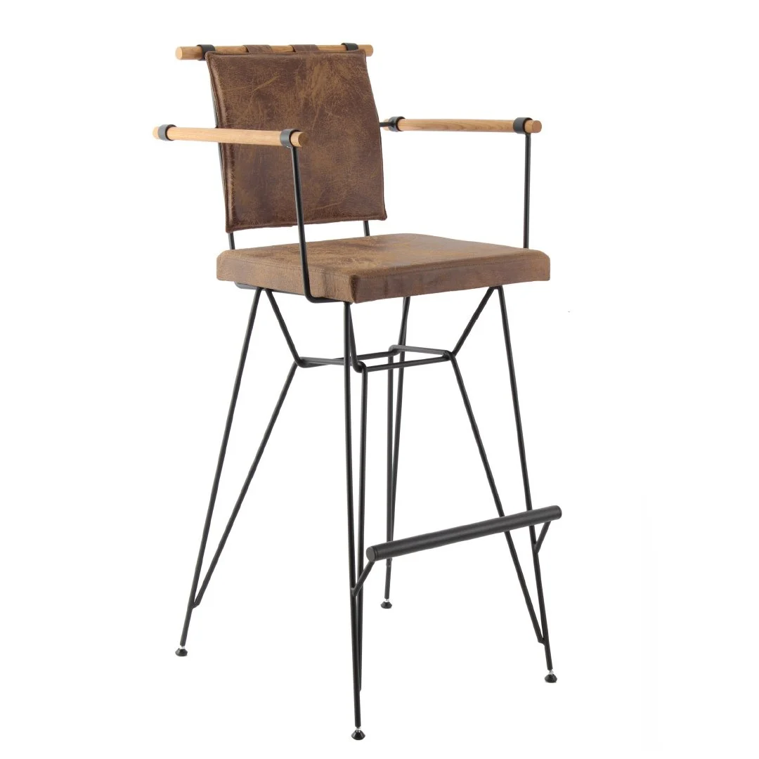 M4 Wooden Arm Bar Chair